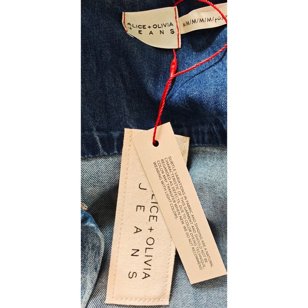 Alice + Olivia CHLOE DENIM JACKET - Picture 10 of 11